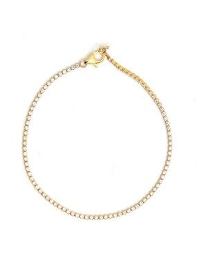 Brilliant Diamond 14K (18K Custom) Gold Tennis Bracelet